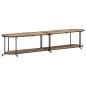 Preview: TV-Regal 200x42x40 cm Raues Mangoholz