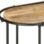 Preview: TV-Regal 200x42x40 cm Raues Mangoholz