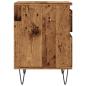 Preview: Nachttische 2 Stk. Altholz-Optik 40x35x50 cm Holzwerkstoff