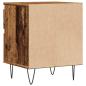 Preview: Nachttische 2 Stk. Altholz-Optik 40x35x50 cm Holzwerkstoff