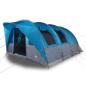 Preview: Tunnelzelt 5 Personen Blau Wasserdicht