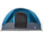 Preview: Tunnelzelt 5 Personen Blau Wasserdicht