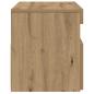 Preview: TV-Schrank mit LED-Leuchten Artisan-Eiche 75x35x40 cm