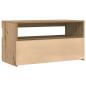 Preview: TV-Schrank mit LED-Leuchten Artisan-Eiche 75x35x40 cm