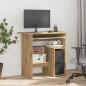 Preview: Schreibtisch Artisan-Eiche 80x45x74 cm Holzwerkstoff