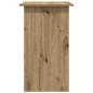 Preview: Schreibtisch Artisan-Eiche 80x45x74 cm Holzwerkstoff