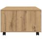 Preview: Couchtisch Artisan-Eiche 60x60x38 cm Holzwerkstoff