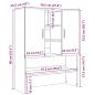 Preview: Waschmaschinenschrank Artisan-Eiche 70,5x25,5x90 cm