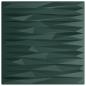 Preview: Wandpaneele 48 Stk. Grün 50x50 cm XPS 12 m² Stein