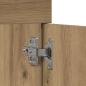 Preview: Waschbeckenunterschrank Artisan-Eiche 80x38,5x46 Holzwerkstoff