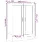 Preview: Bücherschrank Altholz-Optik 82,5x30,5x115 cm Holzwerkstoff
