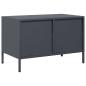 Preview: TV-Schrank Anthrazit 68x39x43,5 cm Kaltgewalzter Stahl