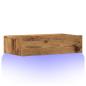 Preview: TV-Schrank mit LED-Leuchten Altholz-Optik 60x35x15,5 cm