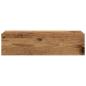 Preview: TV-Schrank mit LED-Leuchten Altholz-Optik 60x35x15,5 cm