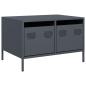 Preview: TV-Schrank Anthrazit 68x50x43,5 cm Kaltgewalzter Stahl