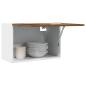 Preview: ARDEBO.de - Hängeschrank Altholz-Optik 60x31x40 cm Holzwerkstoff