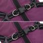 Preview: Hundemantel mit Geschirr Wasserdicht Reflektierend Lila 2XL