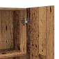Preview: Waschmaschinenschrank Altholz-Optik 64x25,5x190 cm