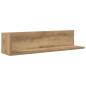 Preview: Wandregale 2 Stk. Artisan-Eiche 75x16,5x16,5 cm Holzwerkstoff