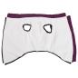 Preview: Hundemantel mit Geschirr Wasserdicht Reflektierend Lila 4XL