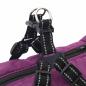 Preview: Hundemantel mit Geschirr Wasserdicht Reflektierend Lila 4XL