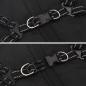 Preview: Hundemantel mit Geschirr Wasserdicht Reflektierend Schwarz 6XL
