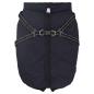 Preview: Hundemantel mit Geschirr Wasserdicht Marineblau 3XL
