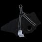 Preview: Hundemantel mit Geschirr Wasserdicht Reflektierend Schwarz 2XL