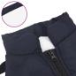 Preview: Hundemantel mit Geschirr Wasserdicht Reflektierend Marineblau S