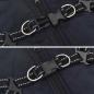 Preview: Hundemantel mit Geschirr Wasserdicht Reflektierend Marineblau S