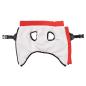 Preview: Hundemantel mit Geschirr Wasserdicht Reflektierend Rot 2XL