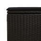 Preview: 6-tlg. Garten-Sofagarnitur mit Kissen Schwarz Poly Rattan