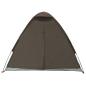 Preview: Kuppel-Campingzelt 2 Personen Braun Wasserdicht