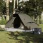 Preview: Kuppel-Campingzelt 4 Personen Braun Wasserdicht