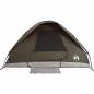 Preview: Kuppel-Campingzelt 4 Personen Braun Wasserdicht