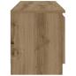 Preview: TV-Schrank mit LED-Leuchten Artisan-Eiche 120x30x36 cm