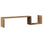 Preview: Wandregale 2 Stk. Altholz-Optik 100x15x20 cm Holzwerkstoff