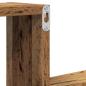 Preview: Wandregale 2 Stk. Altholz-Optik 100x15x20 cm Holzwerkstoff