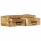 Preview: TV-Wandschrank 60x30x19 cm Raues Mangoholz