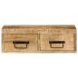 Preview: TV-Wandschrank 60x30x19 cm Raues Mangoholz