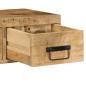 Preview: TV-Wandschrank 60x30x19 cm Raues Mangoholz