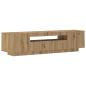 Preview: TV-Schrank mit LED-Leuchten Artisan-Eiche 160x35x40 cm