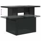 Preview: ARDEBO.de - 8-tlg. Garten-Sofagarnitur mit Kissen Schwarz Poly Rattan