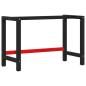 Preview: Werkbank Hellbraun 140x60x81,5 cm Massivholz Eiche