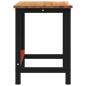 Preview: Werkbank Hellbraun 140x60x81,5 cm Massivholz Eiche