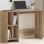 Preview: ARDEBO.de - Schreibtisch Artisan-Eiche 102,5x35x75 cm Holzwerkstoff
