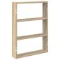 Preview: Wandregal Sonoma-Eiche 43x9x60 cm Holzwerkstoff