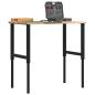 Preview: ARDEBO.de - Werkbank 100x60x(71,5-98) cm Massivholz Eiche