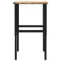 Preview: Werkbank 100x60x(71,5-98) cm Massivholz Eiche