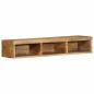 Preview: ARDEBO.de - TV-Wandschrank 100x30x19 cm Raues Mangoholz
